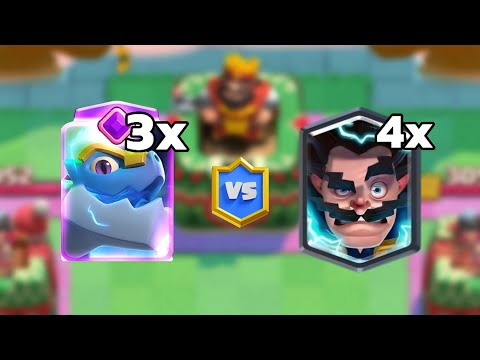 3x Evo Electro Dragon vs 4x Electro wizard
