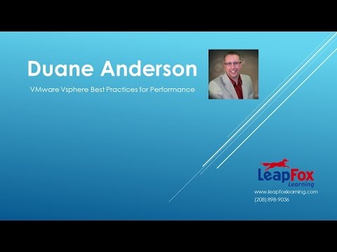 VMware Best Practices for Performance
