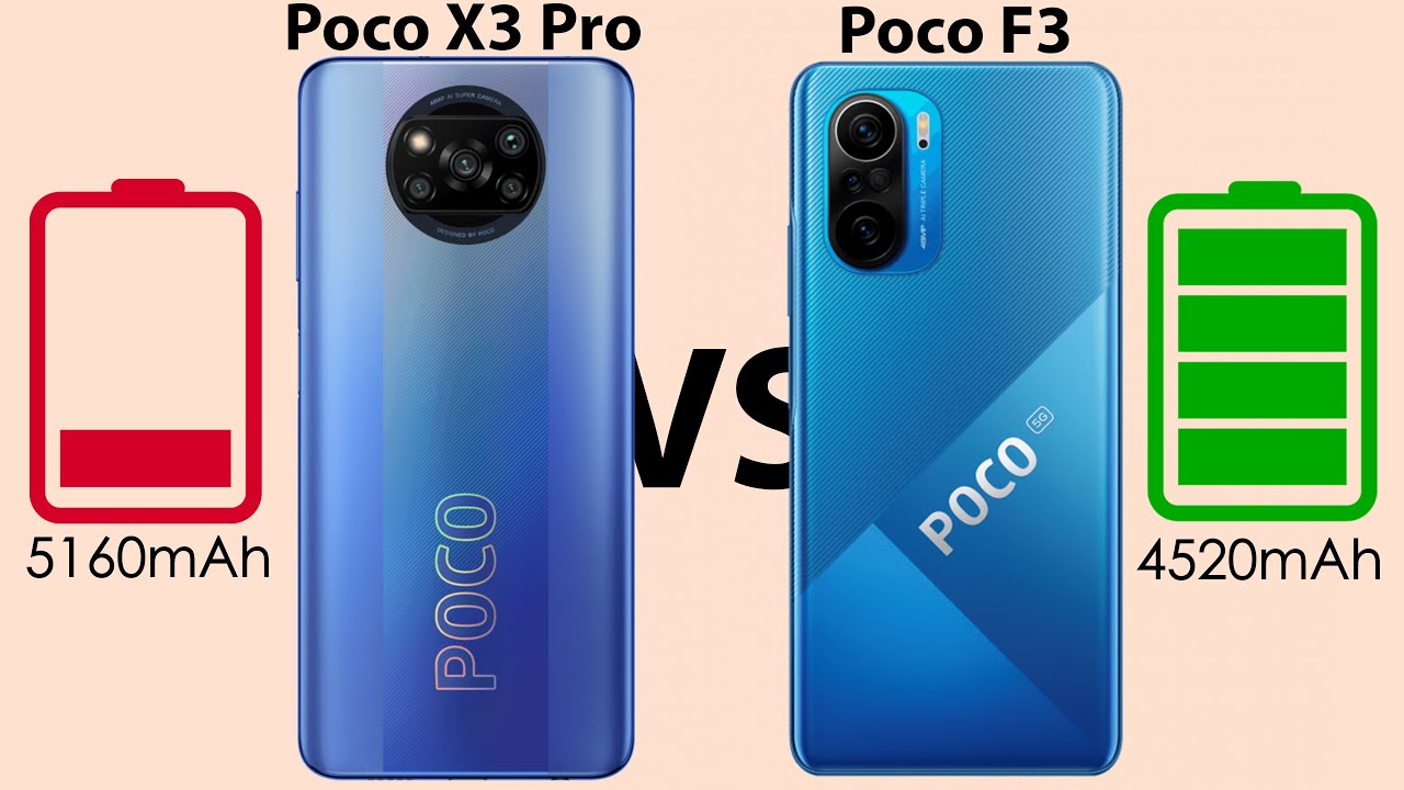 Xiaomi Poco F3 vs X3 Pro: Battery Drain & Charging Test!