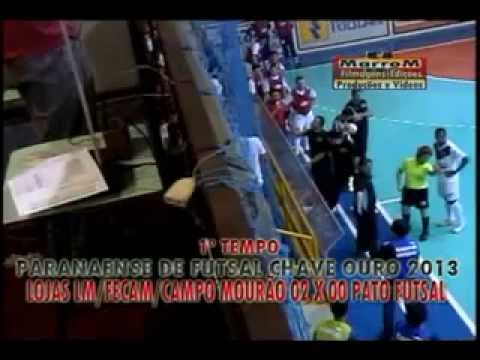 FUTSAL CHAVE OURO - CAMPO MOURÃO X PATO FUTSAL - CONFUSÃO