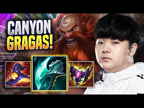 CANYON IS A GOD WITH GRAGAS! - DK Canyon Plays Gragas JUNGLE vs Wukong! | Season 2023