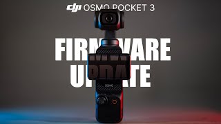 How to Update DJI Osmo Pocket 3 Firmware