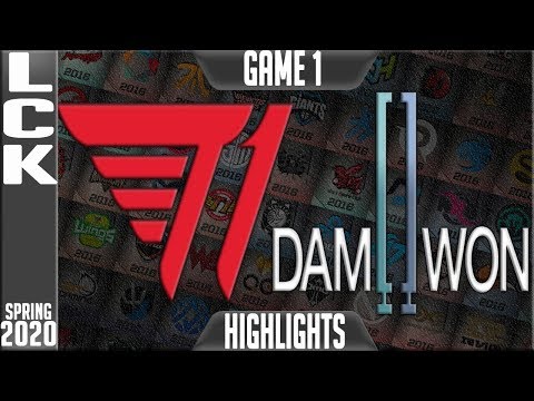 T1 vs DWG Highlights Game 1 | LCK Spring 2020 W1D1 | T1 vs Damwon Gaming G1
