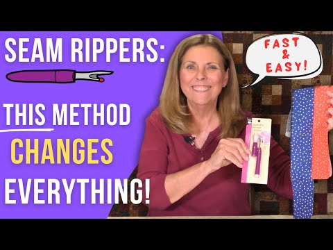 Life Changing: How to Use a Seam Ripper the RIGHT Way!