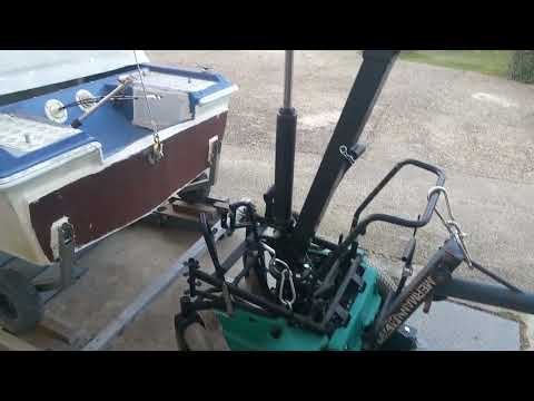 Video_01, mit diesen zwei Kränen dreh ich das Boot um 180°! 27.03.2022!