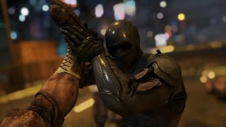 How A Lore Accurate Black Noir Would Fight 4 (4K) #gaming #batman  #batmanarkhamknight #theboys