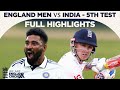 All Time Classic Test Match Extended Highlights England V India 5th Test