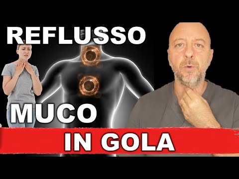 Muco in gola da reflusso gastroesofageo GERD