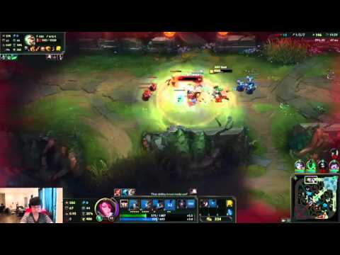 Huni Fiora Insane 1 vs 1 Against Riven