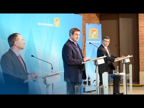 Video in Gebärdensprache: Pressekonferenz zur Corona-Pandemie (06.01.21) - Bayern