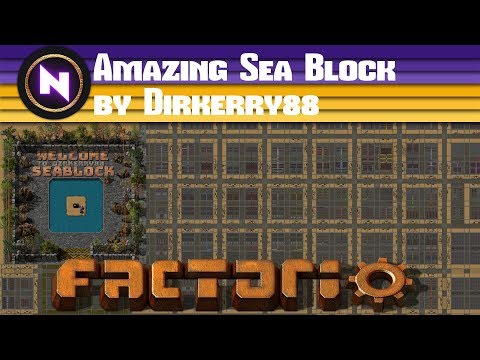 Factorio Engineering - AMAZING SEA BLOCK BASE BY DIRKERRY88