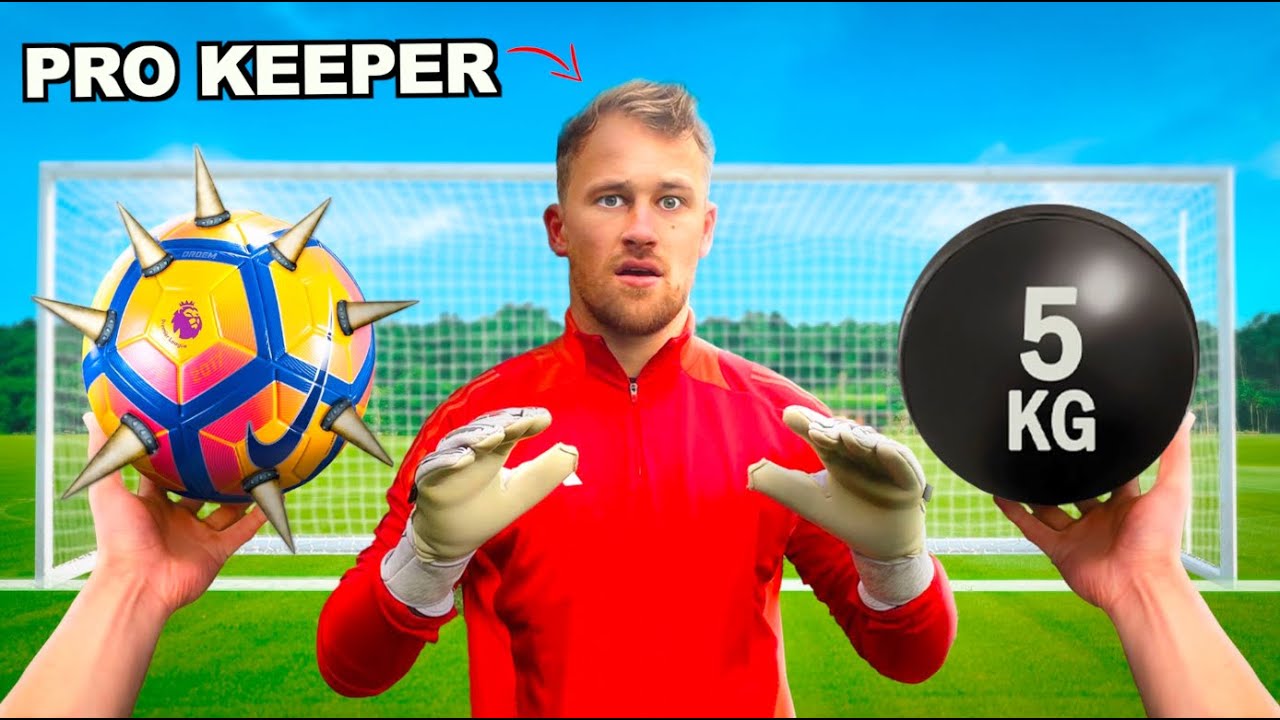Can a Pro Keeper Stop these DANGEROUS Footballs?