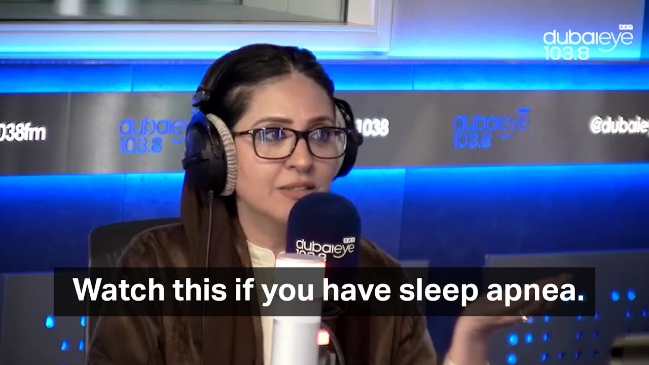 Laila Bin Hareb Almheiri discusses Sleep Apnea on Dubai Eye 103.8