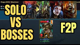 SOLO VS BOSSES - GRIN FOREST | RAID: SHADOW LEGENDS