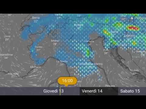 meteo shock Nella notte di oggi, giovedì 13 luglio 2023, temporali molto violenti Attenzione