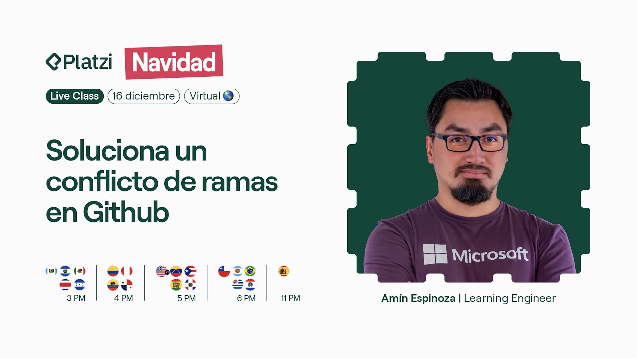 Live Classes: Cómo solucionar un conflicto de ramas en Github