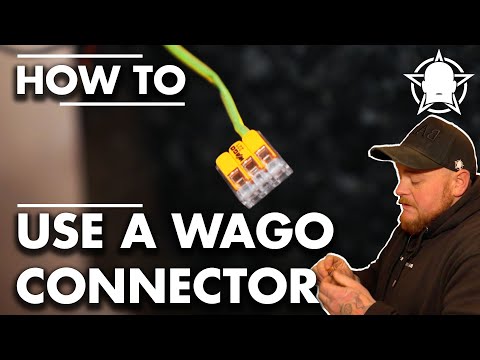 HOW TO USE A WAGO CONNECTOR #diy