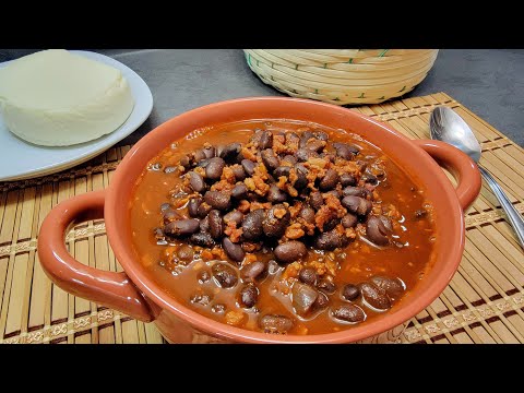 Una deliciosa forma de preparar frijoles negros 🧡