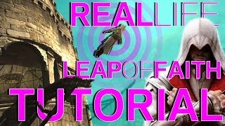 ASSASSINS CREED Real Life Leap Of Faith Tutorial - (Jesse La Flair)