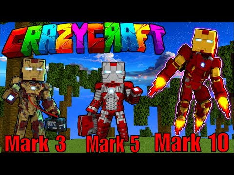 CarsonRocks35 - MARK 10 IRONMAN! Minecraft Crazy Craft