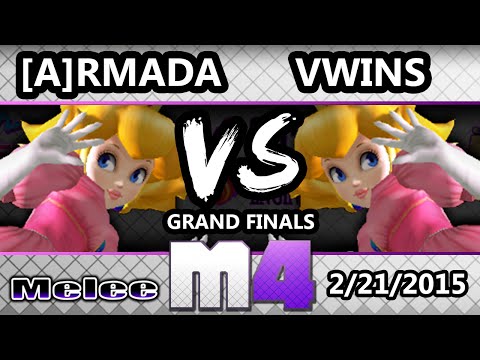 McSmashter 4 - [A] Armada (Peach) Vs. Vwins (Peach) SSBM Grand Finals - Melee