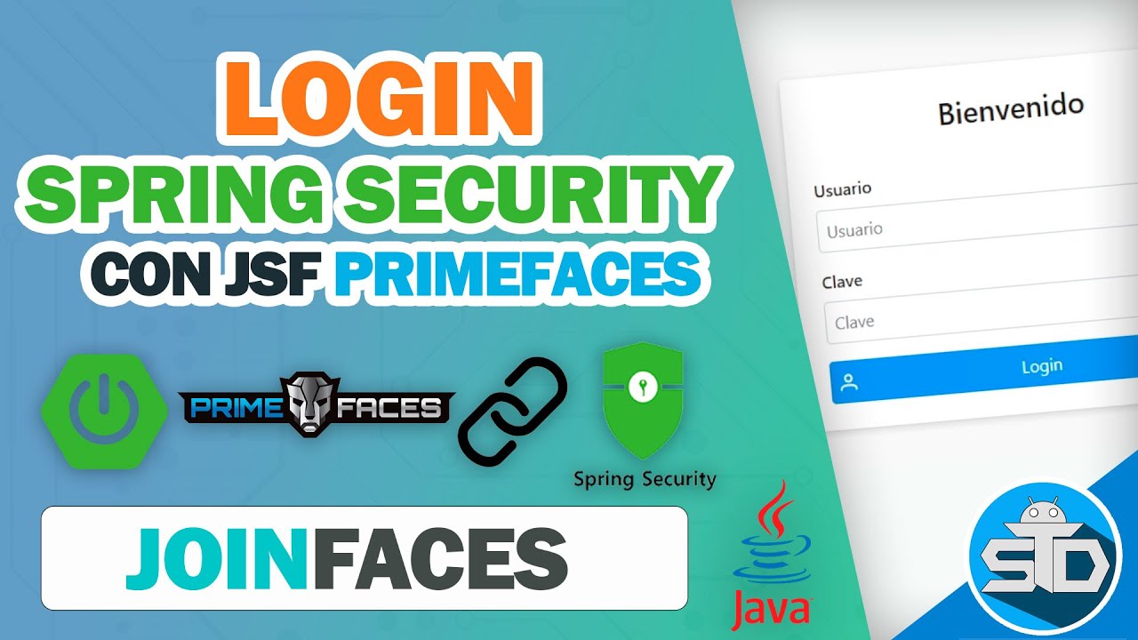 Login con Spring Security usando JSF PrimeFaces + Spring Boot mediante JoinFaces