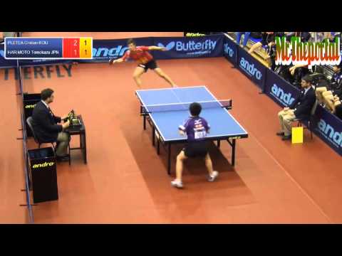 Table Tennis Polish Youth Open 2015 - Cristian Pletea Vs Tomokazu Harimoto -