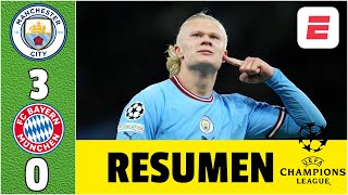 Manchester City aprovecho los errores y goleó al Bayern Munich 