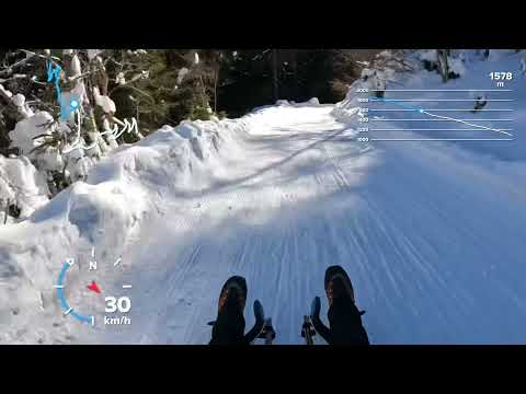 Rodelbahn Sterzing Rosskopf 12.12.2021