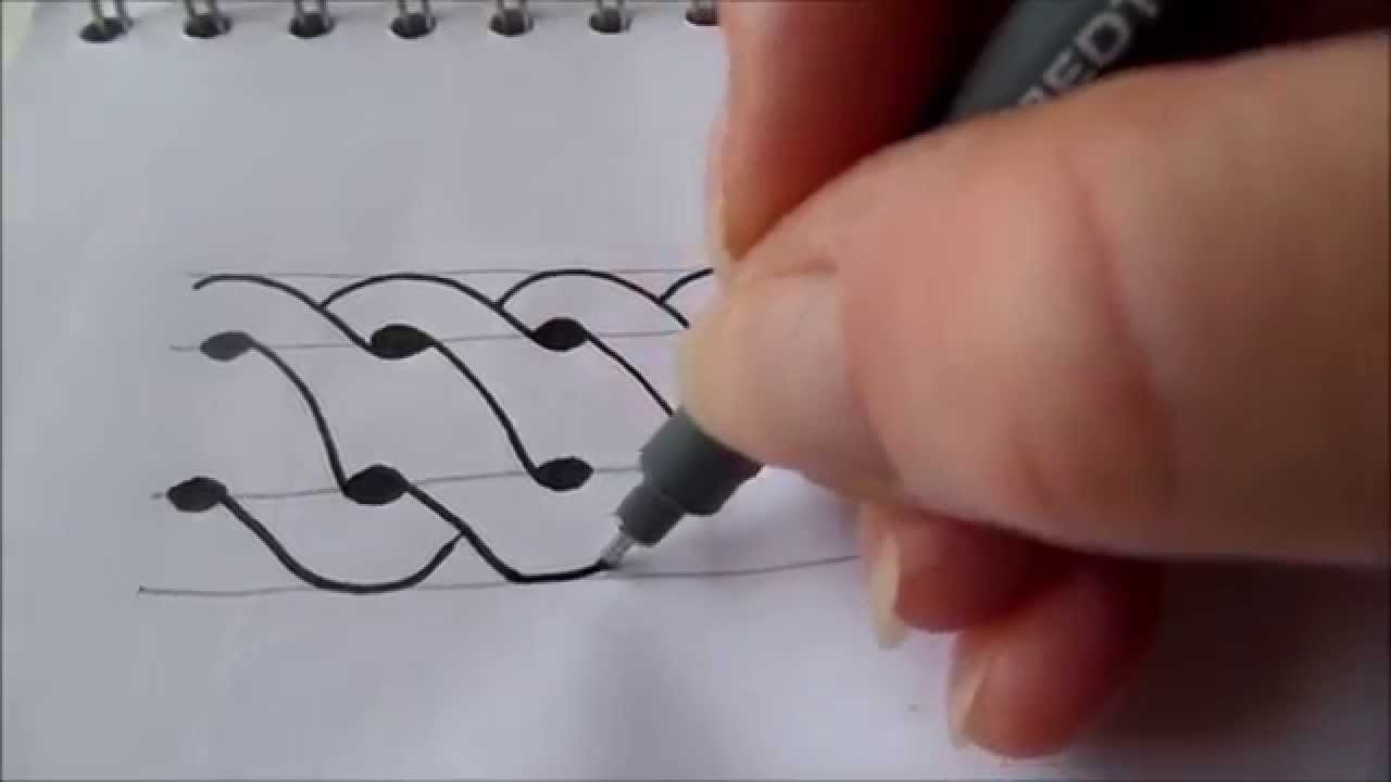 How to draw tanglepattern Intwine