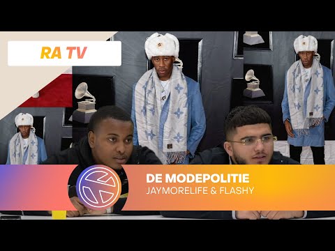 "HIJ MOET ZIJN BROEK VERVANGEN MET EEN AMIRI BROEK" - DE MODEPOLITIE, JAYMORELIFE & FLASHY