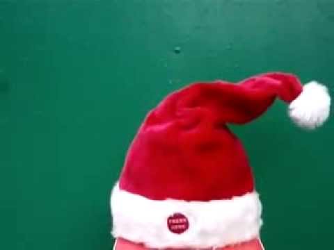Танцующий колпак Деда Мороза Санта Клауса