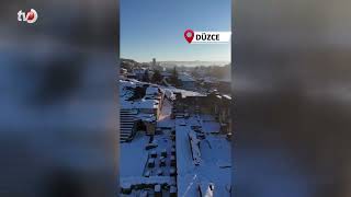 Prusias Antik Kenti Kar Altında Büyüledi