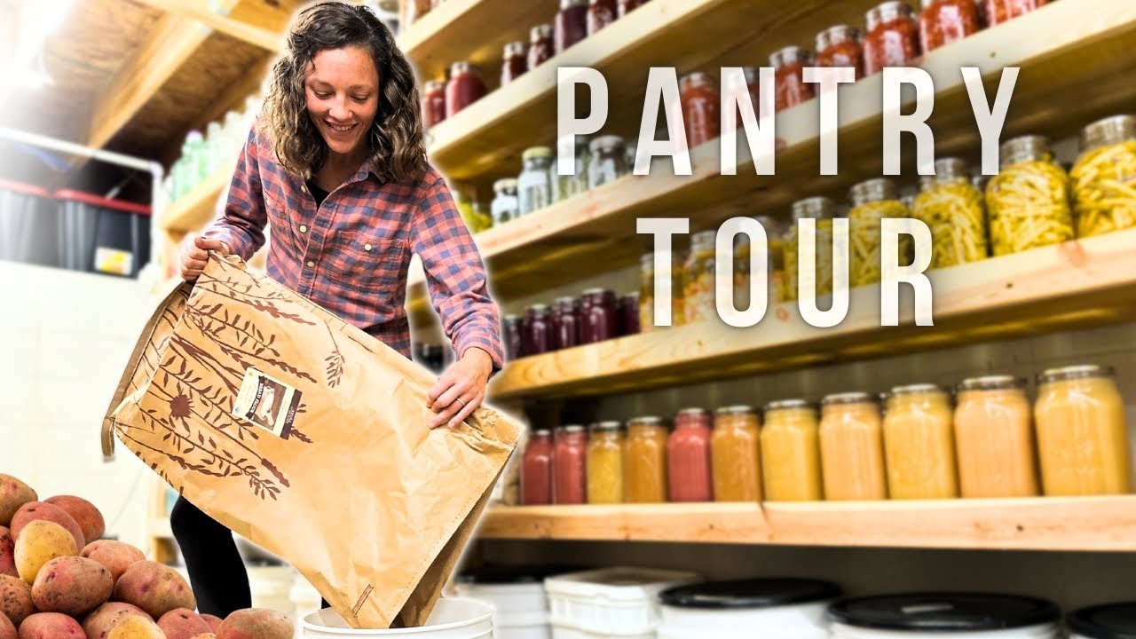 FOOD SECURITY: Full Tour of our Basement Grocery Store (+Azure Standard Haul)