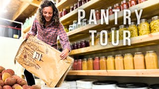 FOOD SECURITY: Full Tour of our Basement Grocery Store (+Azure Standard Haul)