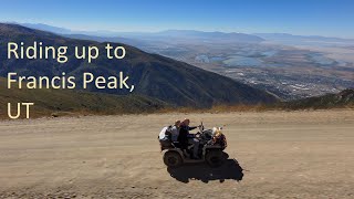Riding up to Francis Peak, UT