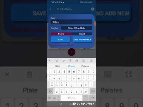 Quick Check - To Do List, Task Video