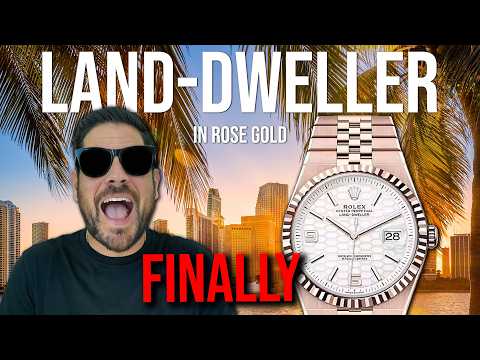 I FINALLY WORE A ROLEX LAND-DWELLER IN GOLD!! - THESE ARE MY THOUGHTS!