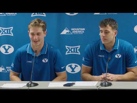 Kedon Slovis and Isaac Rex | Postgame Press Conference | SUU | September 9, 2023