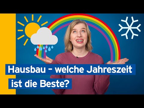 Alle Vor- und Nachteile der Jahreszeiten beim Haus bauen | Baufinanzierung leicht gemacht