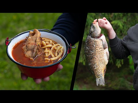 Authentique soupe de PÊCHEUR HONGROIS | Cuisiner dans la nature