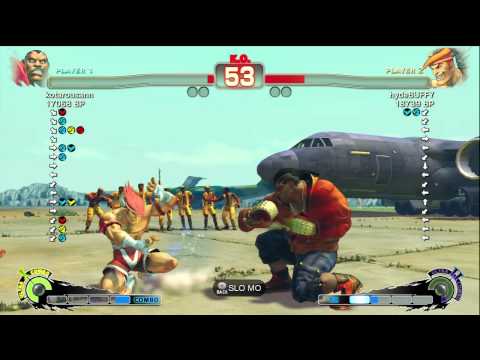 hydeBUFFY [Adon] vs kotarousann [Balrog] SSF4 Japanese Online Ranked Matches - TRUE-HD