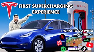 FIRST SUPERCHARGING EXPERIENCE FOR TESLA MODEL Y! | JOWUA ACCESSORIES