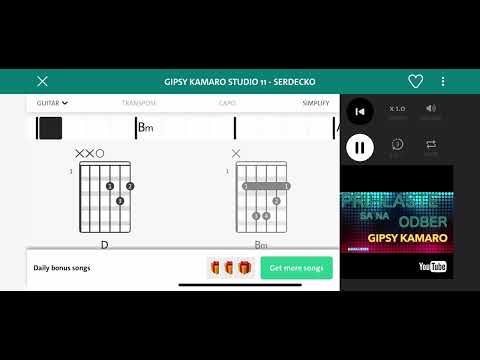 GIPSY KAMARO STUDIO 11 - SERDECKO cover akordy