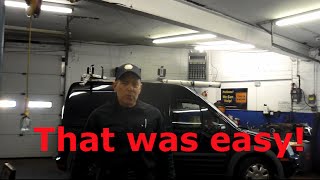 How to open the front hood on a 2010 Ford Transit Van