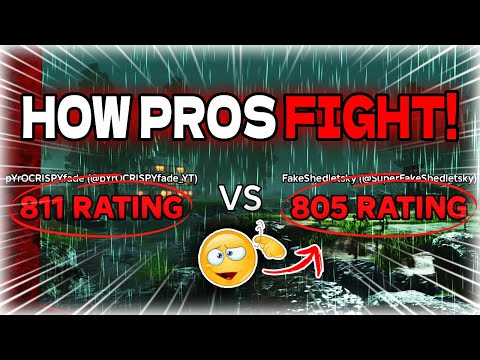 This is How 2 HIGH RATING PLAYERS FIGHT... [Dueling Grounds Roblox]