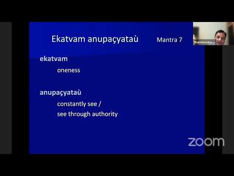 BHAKTI SHASTRI Gujarati Isopanishad session 4 Mantra 4-7, 22 10 23