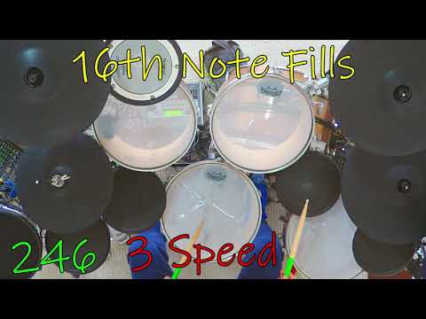 3 Speed - 16th Note Fills 246
