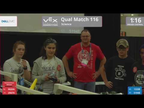 2017 VRC Sci Q116 - 9020A 2567X vs 1320E 5194E - 43 to 14