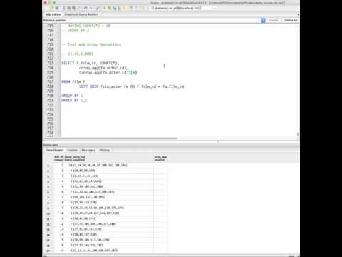 Array Operations In Postgres Grouping To An Array
